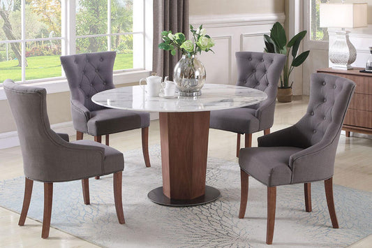 Cecilia Round Marble Dining Table - Perth Furniture Outlet