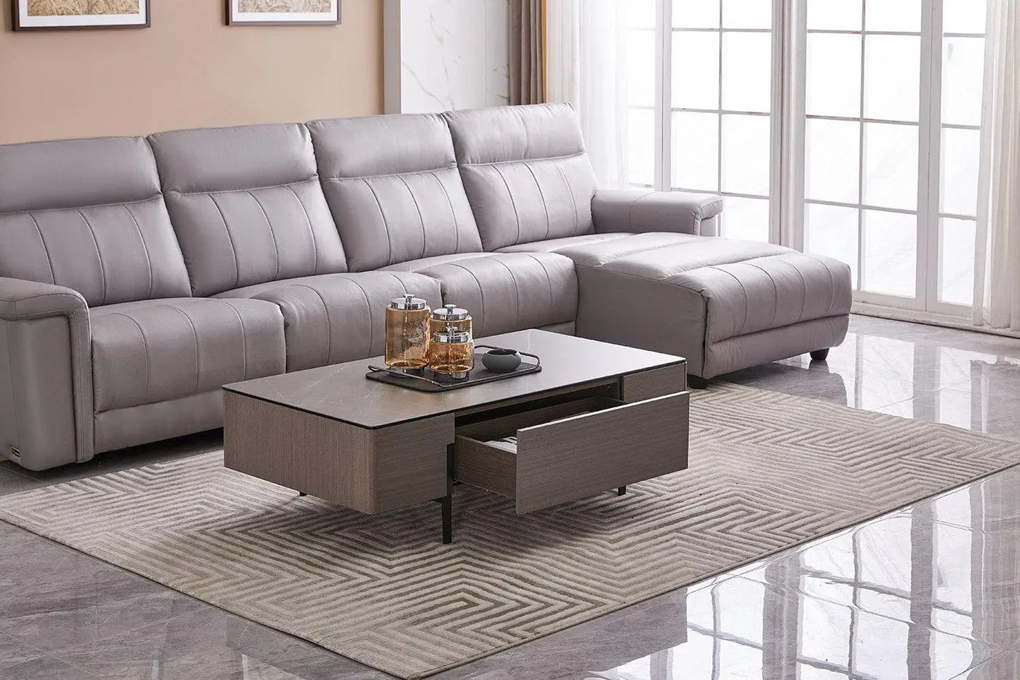 Joy Ceramic Top Coffee Table