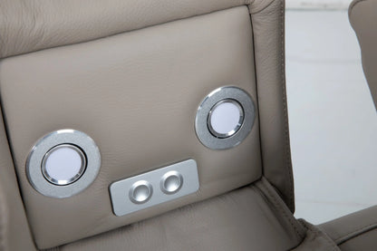 Gabriel 6PC lounge, Taupe colour (Full leather)